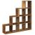 Bibliotecă/separator cameră lemn vechi 131,5x29x131,5 cm lemn GartenMobel Dekor