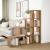 Bibliotecă/separator 4 niveluri stejar 131,5x29x131,5 cm lemn GartenMobel Dekor