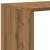 Bibliotecă/separator 4 niveluri stejar 131,5x29x131,5 cm lemn GartenMobel Dekor