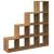 Bibliotecă/separator 4 niveluri stejar 131,5x29x131,5 cm lemn GartenMobel Dekor