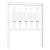 Cadru de pat mic single, alb, 75x190 cm, lemn masiv de pin GartenMobel Dekor