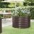 Jardinieră grădină maro 100x100x68 cm oțel vopsit electrostatic GartenMobel Dekor
