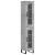 Dulap înalt, gri beton, 34,5x34x180 cm, lemn prelucrat GartenMobel Dekor