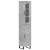 Dulap înalt, gri beton, 34,5x34x180 cm, lemn prelucrat GartenMobel Dekor