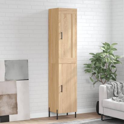 Dulap înalt, stejar sonoma, 34,5x34x180 cm, lemn prelucrat GartenMobel Dekor