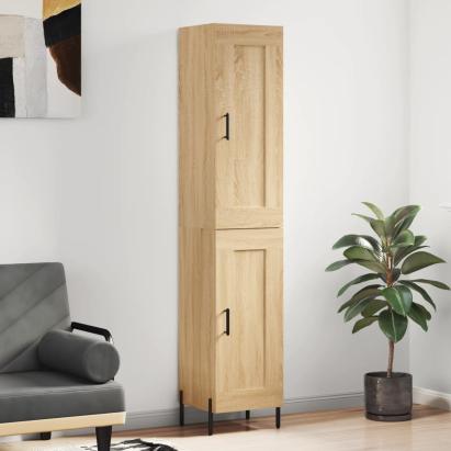 Dulap înalt, stejar sonoma, 34,5x34x180 cm, lemn prelucrat GartenMobel Dekor