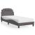Cadru de pat cu tăblie, gri, 80x200 cm, piele ecologică GartenMobel Dekor