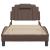 Cadru de pat cu tăblie, maro, 90x190 cm, piele ecologică GartenMobel Dekor