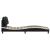 Cadru de pat cu lumini LED negru/alb 90x190 cm piele ecologică GartenMobel Dekor