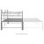 Cadru pat canapea extensibilă, gri, 90x200 cm, metal GartenMobel Dekor