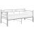 Cadru pat canapea extensibilă, gri, 90x200 cm, metal GartenMobel Dekor