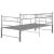Cadru pat canapea extensibilă, gri, 90x200 cm, metal GartenMobel Dekor