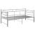 Cadru pat canapea extensibilă, gri, 90x200 cm, metal GartenMobel Dekor