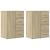 Dulapuri, 2 buc., stejar sonoma, 59x39x80 cm, lemn prelucrat GartenMobel Dekor