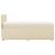 Pat box spring cu saltea, crem, 100x200 cm, textil GartenMobel Dekor