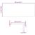 Pervaz 2 buc lemn masiv de maro deschis 100x40x2 cm GartenMobel Dekor