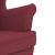 Scaun balansoar, roșu vin, 74x90x102 cm, material textil GartenMobel Dekor