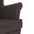 Scaun balansoar, maro închis, 74x90x102 cm, material textil GartenMobel Dekor