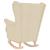 Scaun balansoar, crem, 74x90x102 cm, material textil GartenMobel Dekor