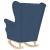 Scaun balansoar, albastru, 74x90x102 cm, material textil GartenMobel Dekor