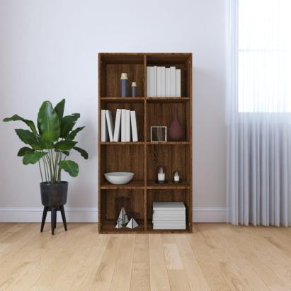 Bibliotecă/Servantă, stejar maro, 66x30x130 cm, lemn prelucrat GartenMobel Dekor
