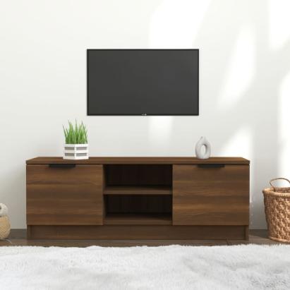 Comodă TV, stejar maro, 102x35x36,5 cm, lemn prelucrat GartenMobel Dekor
