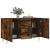 Dulap, stejar fumuriu, 100x36x60 cm, lemn compozit GartenMobel Dekor