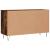 Dulap, stejar fumuriu, 100x36x60 cm, lemn compozit GartenMobel Dekor