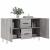 Dulap, gri sonoma, 100x36x60 cm, lemn compozit GartenMobel Dekor