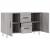 Dulap, gri sonoma, 100x36x60 cm, lemn compozit GartenMobel Dekor