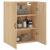 Dulap TV montat pe perete, stejar sonoma, 69,5x34x90 cm GartenMobel Dekor