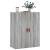 Dulap montat pe perete, gri sonoma, 69,5x34x90 cm GartenMobel Dekor