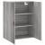 Dulap montat pe perete, gri sonoma, 69,5x34x90 cm GartenMobel Dekor