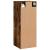 Dulap montat pe perete, stejar fumuriu, 34,5x34x90 cm GartenMobel Dekor