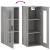 Dulap montat pe perete, gri sonoma, 34,5x34x90 cm GartenMobel Dekor