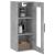 Dulap montat pe perete, gri beton, 34,5x34x90 cm GartenMobel Dekor