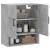 Dulap de perete, gri beton, 60x31x70 cm, lemn compozit GartenMobel Dekor