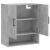 Dulap de perete, gri beton, 60x31x70 cm, lemn compozit GartenMobel Dekor