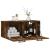 Dulap de perete, stejar fumuriu, 80x36,5x35 cm, lemn compozit GartenMobel Dekor