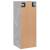 Dulap de perete, gri beton, 34,5x34x90 cm, lemn prelucrat GartenMobel Dekor
