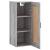 Dulap de perete, gri sonoma, 34,5x34x90 cm, lemn prelucrat GartenMobel Dekor