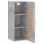 Dulap de perete, gri beton, 34,5x34x90 cm, lemn prelucrat GartenMobel Dekor