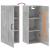 Dulap de perete, gri beton, 34,5x34x90 cm, lemn prelucrat GartenMobel Dekor