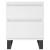 Noptieră, alb, 40x35x50 cm, lemn prelucrat GartenMobel Dekor