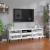 Comodă TV, alb, 150x30x44,5 cm, lemn prelucrat GartenMobel Dekor