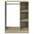 Dulap, stejar sonoma, 77x48x102 cm, lemn prelucrat GartenMobel Dekor