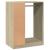Dulap, stejar sonoma, 77x48x102 cm, lemn prelucrat GartenMobel Dekor
