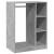 Dulap, gri beton, 77x48x102 cm, lemn prelucrat GartenMobel Dekor