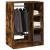 Dulap, stejar fumuriu, 77x48x102 cm, lemn prelucrat GartenMobel Dekor