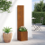 Ghiveci de Grădină cu Panou Decorativ Ruginit 32 x 140 cm GartenMobel Dekor